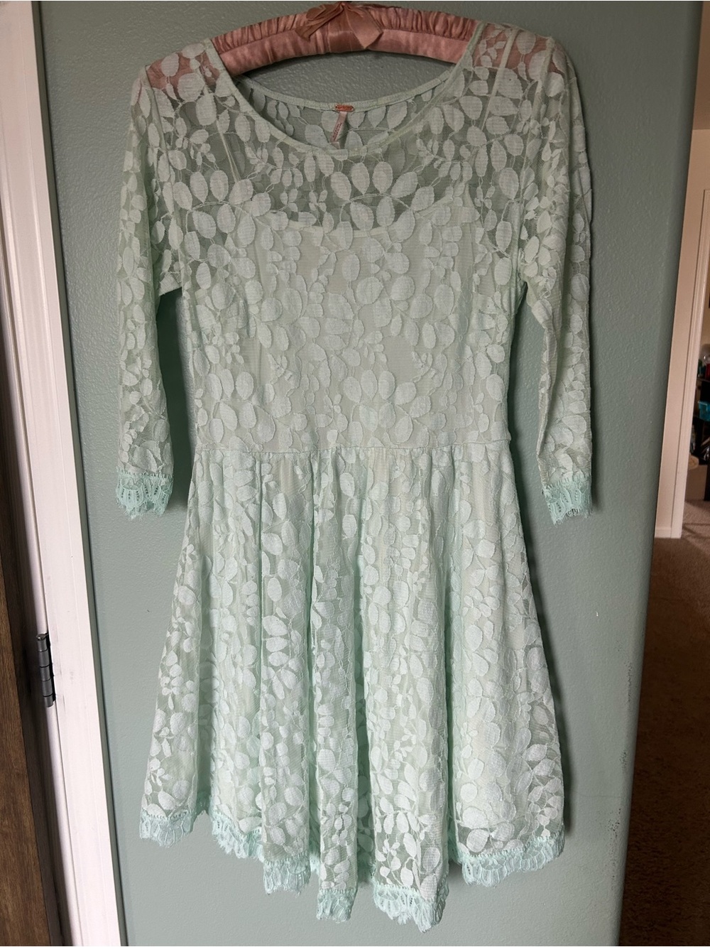 Lace free people dress size 8